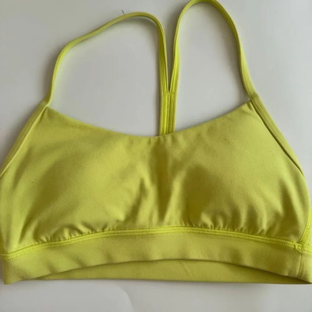 Sports Bra Bundle Nike Lululemon Black Pink Yellow Size Small Adjustable - Picture 9 of 12